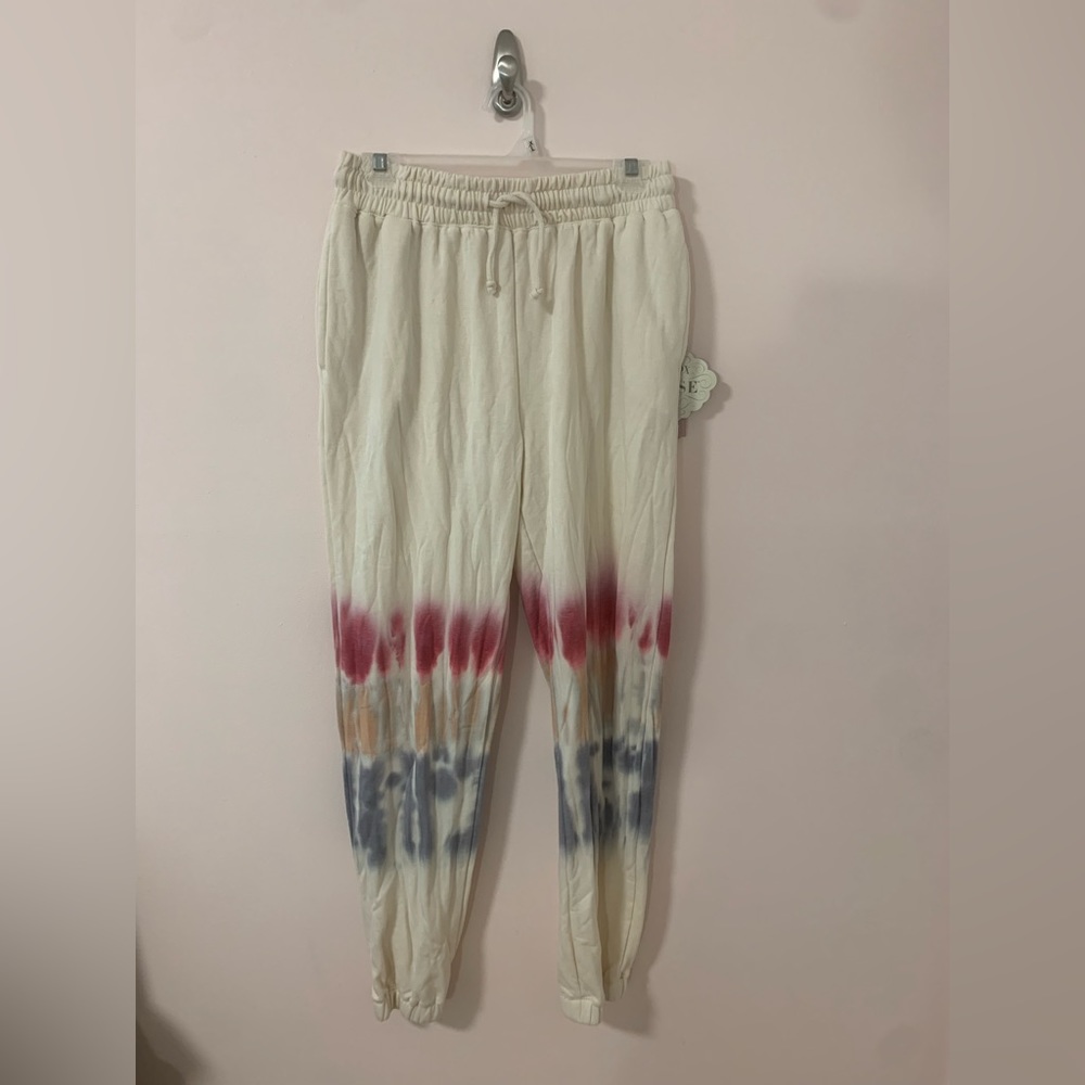 Multi colored sweatpants, soft